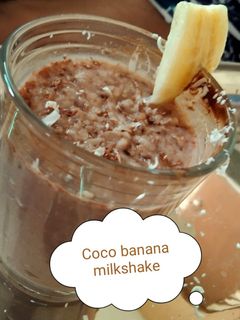 કોકો બનાના મિલ્કશેક (Coco Banana milkshake recipe in Gujarati રેસીપી મુખ્ય ફોટો