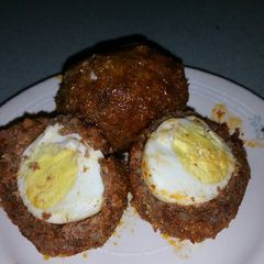 A picture of Baked Scotch Eggs.