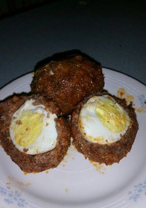 A picture of Baked Scotch Eggs.
