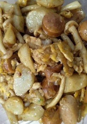 Foto resep Jamur shimeji telur sosis