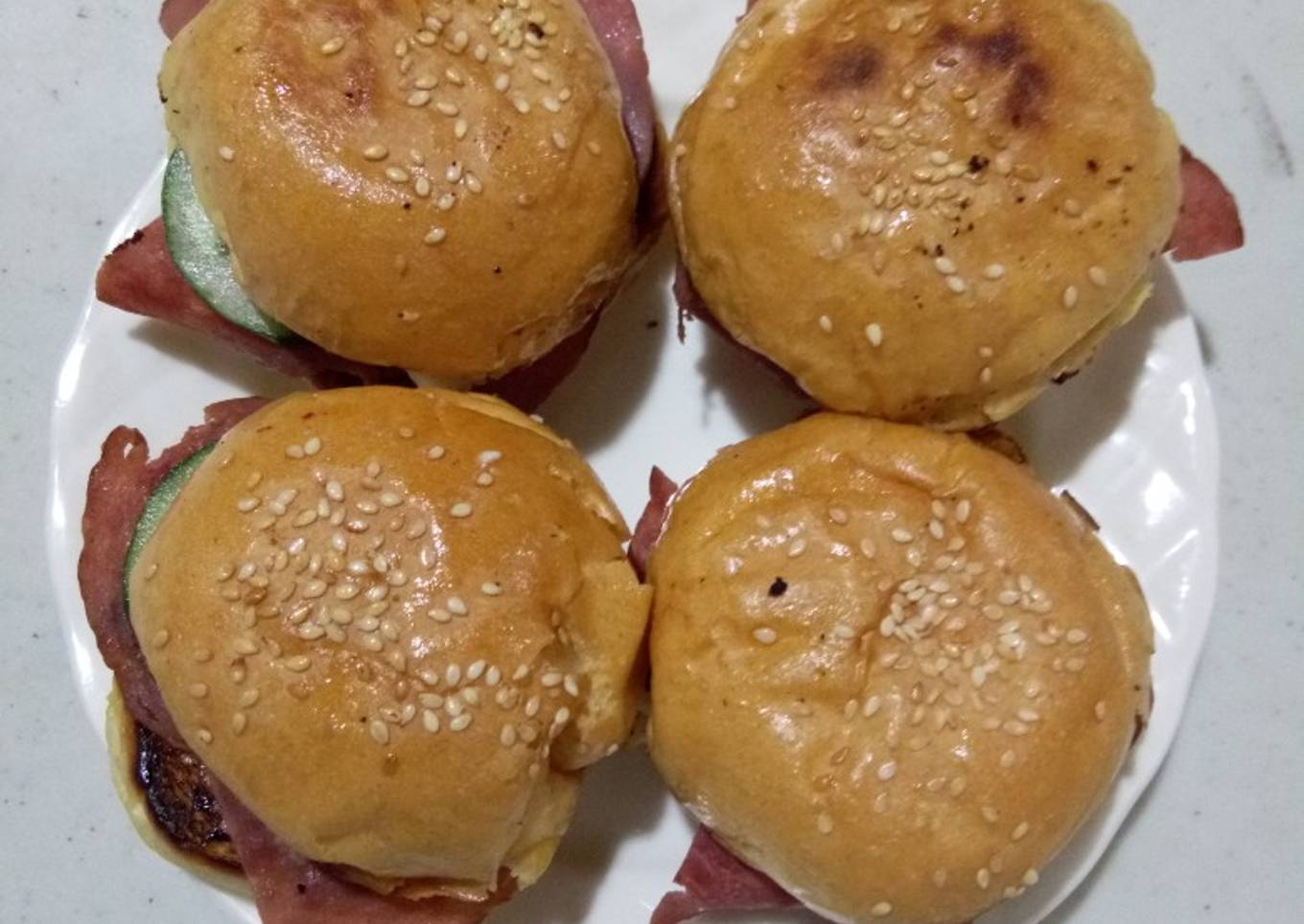 Beef burger simpel
