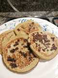 Pancakes de banano y avena