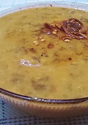 A picture of Dal ALU Palak My new Creation,.