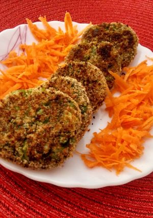 A picture of Low oil hara bhara kabab – air fryer cooking.