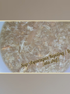 Foto resep Sup Asparagus Kepiting/Losun (ala chef)
