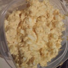 A picture of My creamy egg salad.