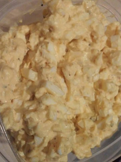 A picture of My creamy egg salad.