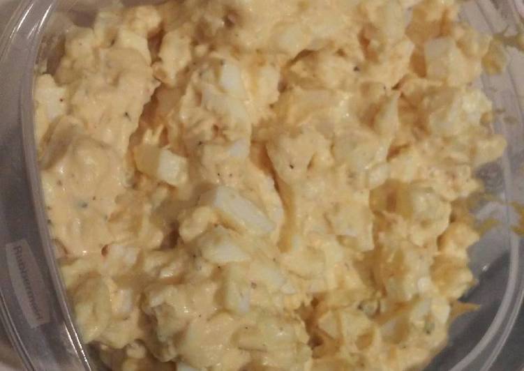 Steps to Cook Perfect My creamy egg salad