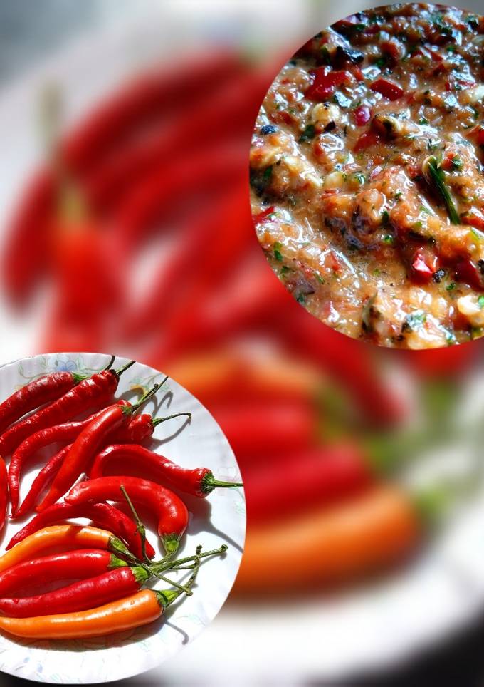 Аджика из острого перца