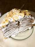 Mille Crepes Coklat Almonds