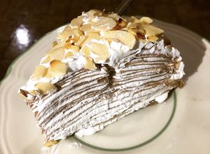Foto resep Mille Crepes Coklat Almonds