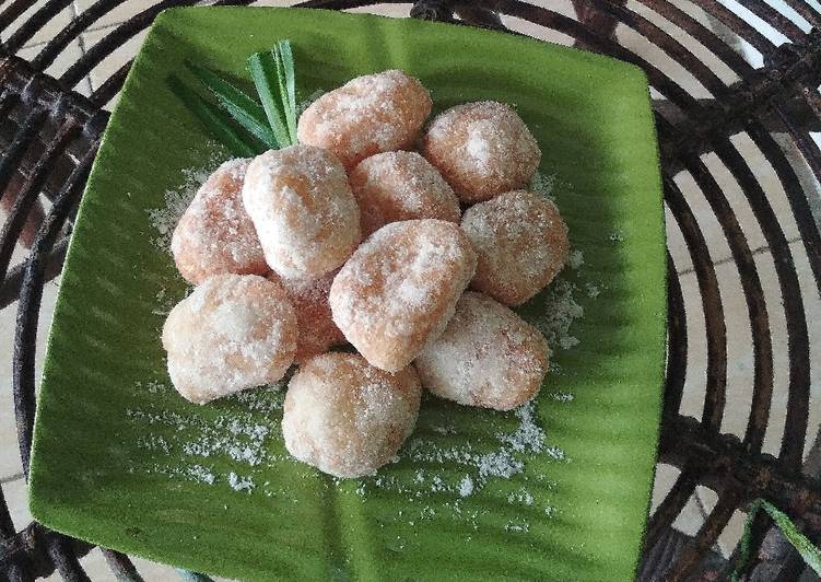 resep cara mengolah Gemblong gula putih