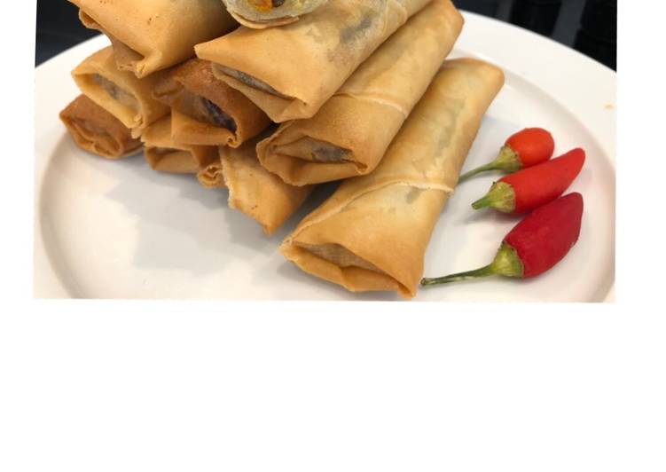 Recipe of Perfect Vegetable spring rolls