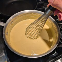 A picture of Mac and Cheese Sauce.