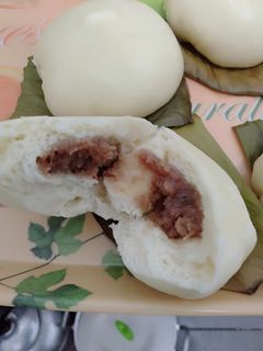Foto resep Bakpau / Bapau / Pao isi Kacang Merah (Takaran Sendok)