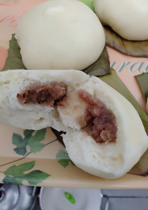 Foto resep Bakpau / Bapau / Pao isi Kacang Merah (Takaran Sendok)