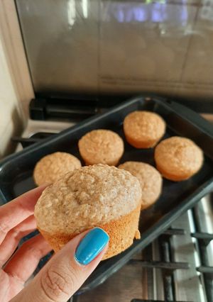Una foto de Muffins de avena y banana