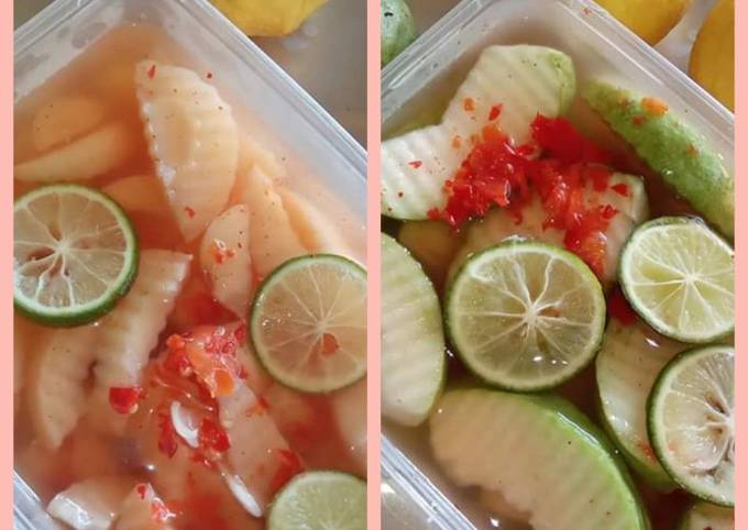Resep Asinan buah (salak dan jambu biji), Enak Banget