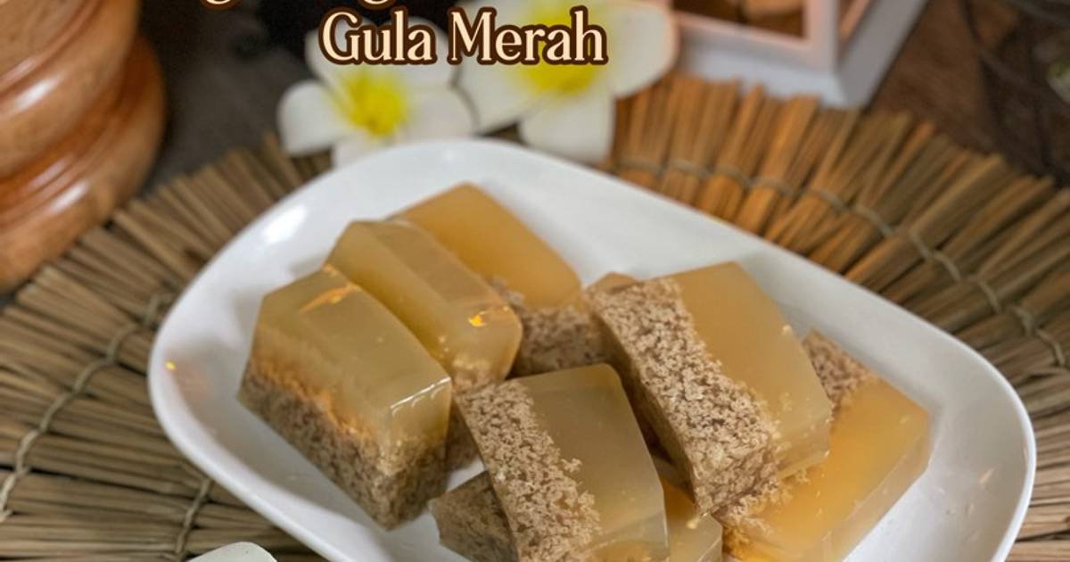 Resipi Agar-agar Lumut Gula Merah oleh Salina Jalaludin - Cookpad