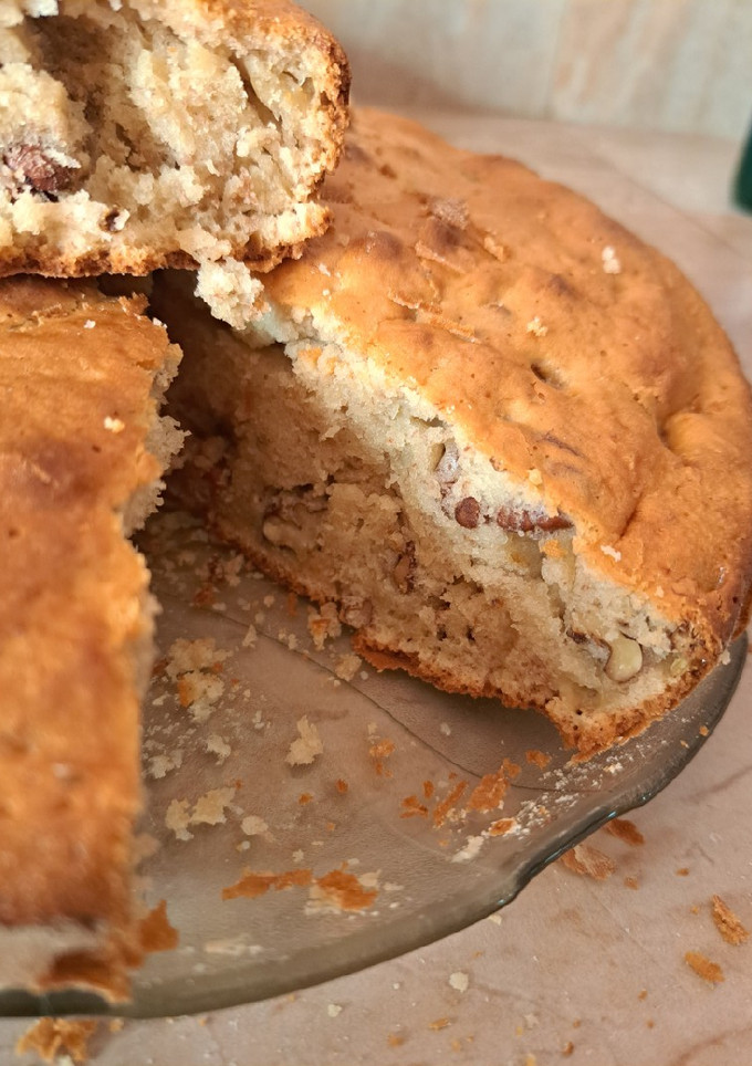 Una foto de Budín de banana y nuez súper rico 🤤🫶