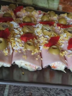 Una foto de Canelones fríos de pescado