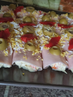 Una foto de Canelones fríos de pescado