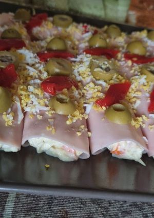 Una foto de Canelones fríos de pescado