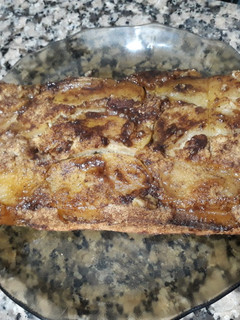 Una foto de Torta de Manzana Invertida (Riquísima, Fácil y Saludable)