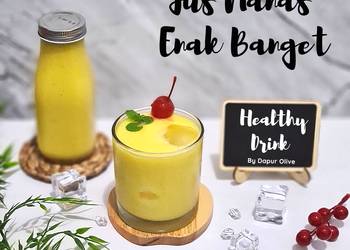 Resep Baru Jus Nanas Enak Banget!!! Enak Sederhana