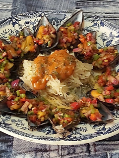 Una foto de Mejillones en vinagreta especiales