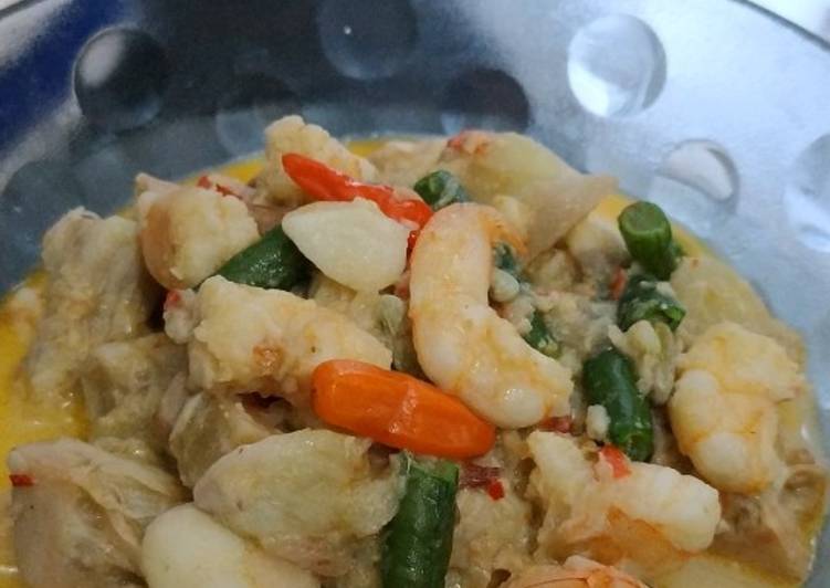 Resep Lodeh nangka muda udang yang Lezat Sekali