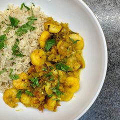 A picture of Chettinad Prawn Masala.