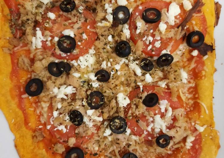 Pizza casera de boniato