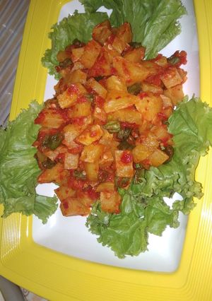 Foto resep Kentang goreng balado