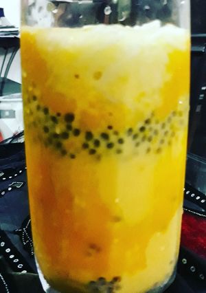 A picture of Mango Chia Falooda.