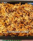 Plumas sin tomate, con carne de ternera y nata