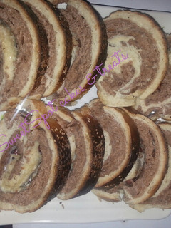 A picture of Chocolate bread# Chocolate baking contest#.