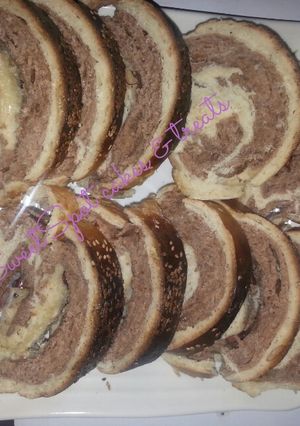 A picture of Chocolate bread# Chocolate baking contest#.