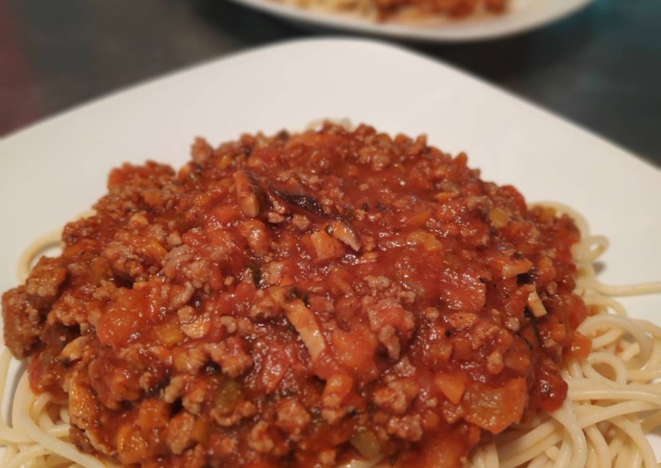 Spaghetti boloñesa