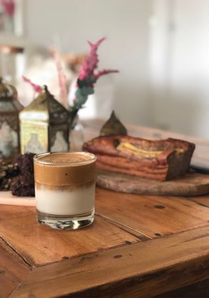 A picture of Not instant?! Dalgona coffee.