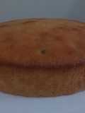 Torta de vainilla con chispas de chocolate