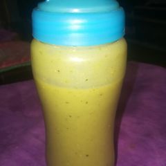 A picture of Peanut butter smoothie.