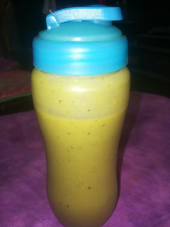 A picture of Peanut butter smoothie.