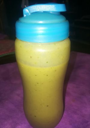 A picture of Peanut butter smoothie.