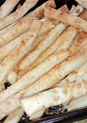 Una foto de Talitas de maní súper fáciles en la air -fryer