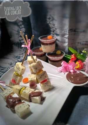 Foto resep Puding susu lecy fla coklat