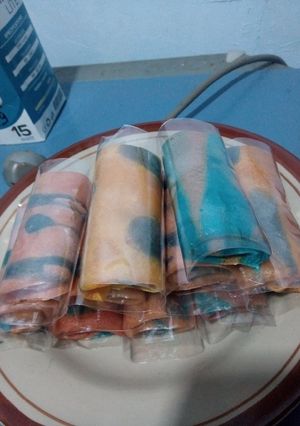 Foto resep Dadar gulung pelangi..🌈