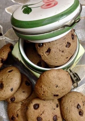 A picture of Choc Chip cookies.