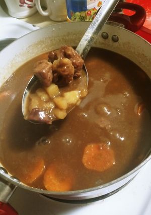 A picture of Irish Travelers Stew.