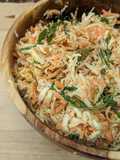 Celeriac remoulade (with homemade mayonnaise)